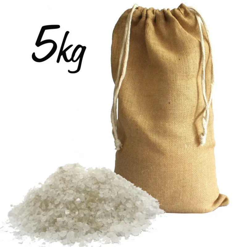Hvidt Himalayasalt - 3-5 mm 5 kg