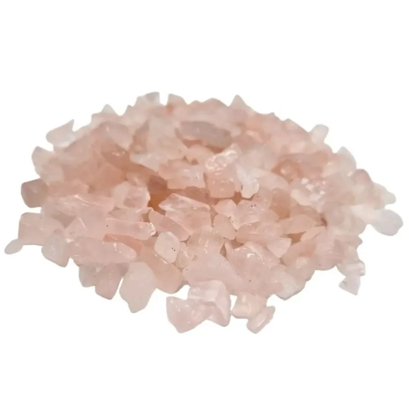 Rosenkvarts ædelstenschips Bulk - 1 kg