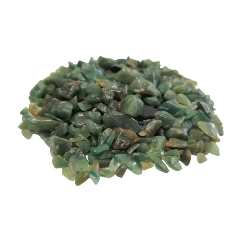 Grøn Avenurine Gemstone Chips Bulk - 1KG
