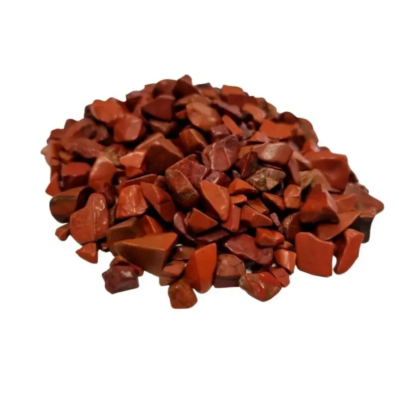 Rød jaspis ædelstenschips Bulk - 1KG
