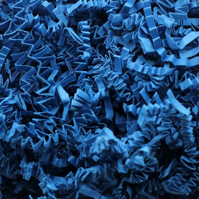 Frissure de Papier ZigZag DeLux - Blå (1KG)