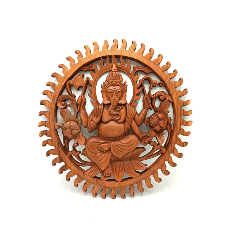Træpanel - Ganesh 40cm