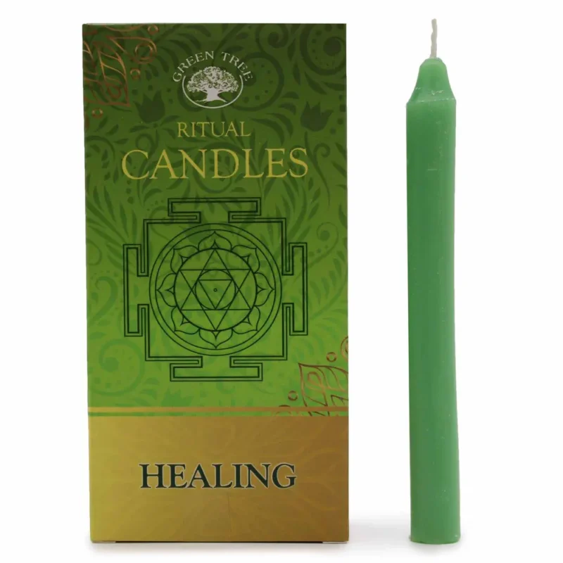 Sæt med 10 stearinlys - Healing