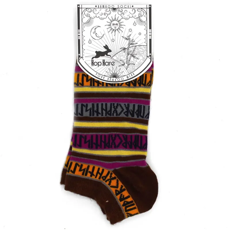 Hop Hare Bamboo Low Socks S/M (36-40) - Rune Stones