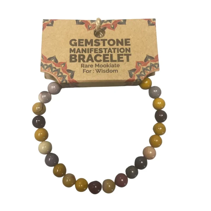 Gemstone Manifestation Armbånd - Sjælden Mookiate - Visdom
