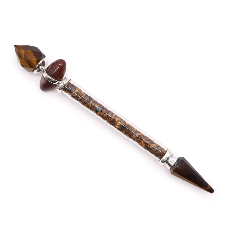 Shiva Lingam Magic Wand - Tiger's Eye - Trust
