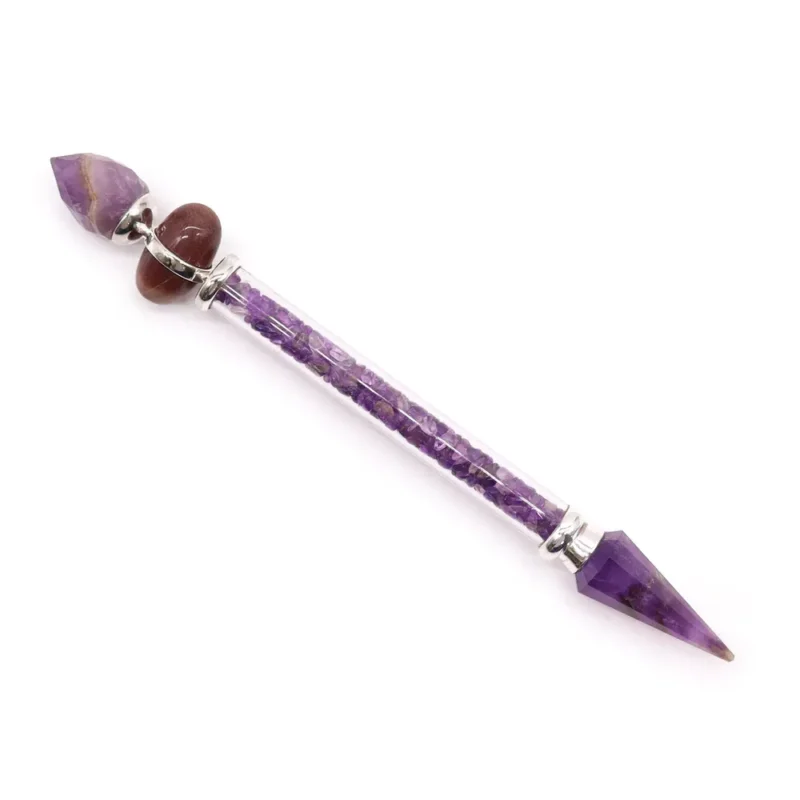 Shiva Lingam Magic Wand - Ametyst - Succes