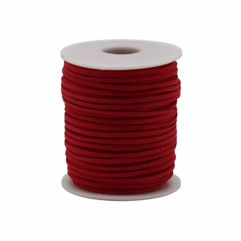 Snorrulle til tilbehør - 2,5 mm x 45 m - Rød A056
