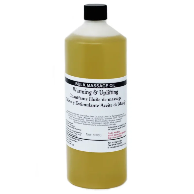 Massageolie 1 kg - Varm og opløftende