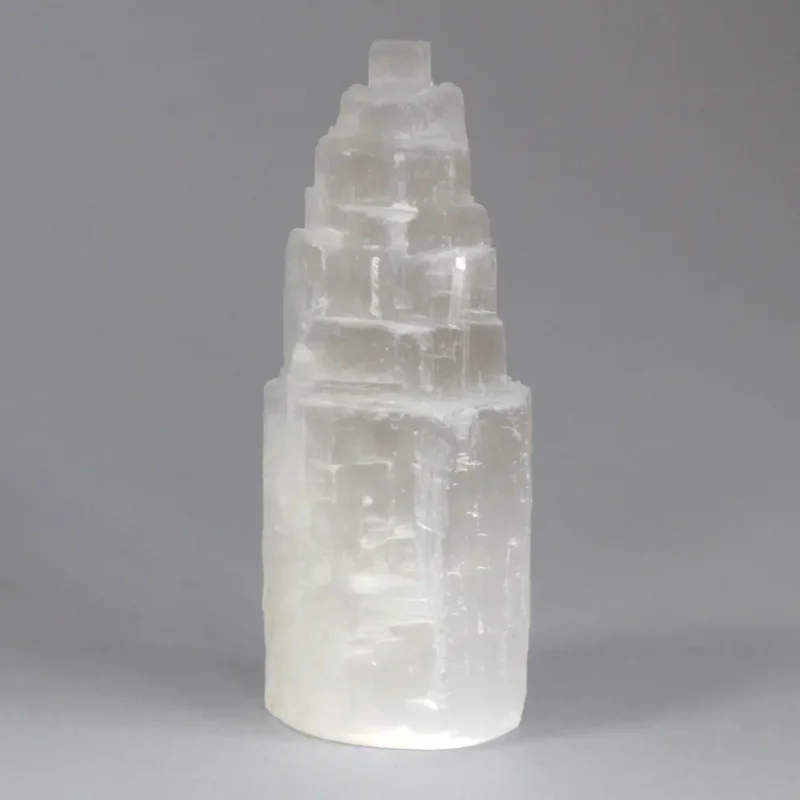 Naturligt selenittårn - 10 cm