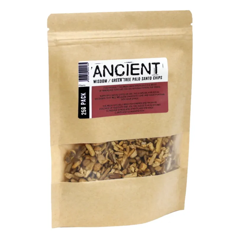 25 g grønne Palo Santo træstykker