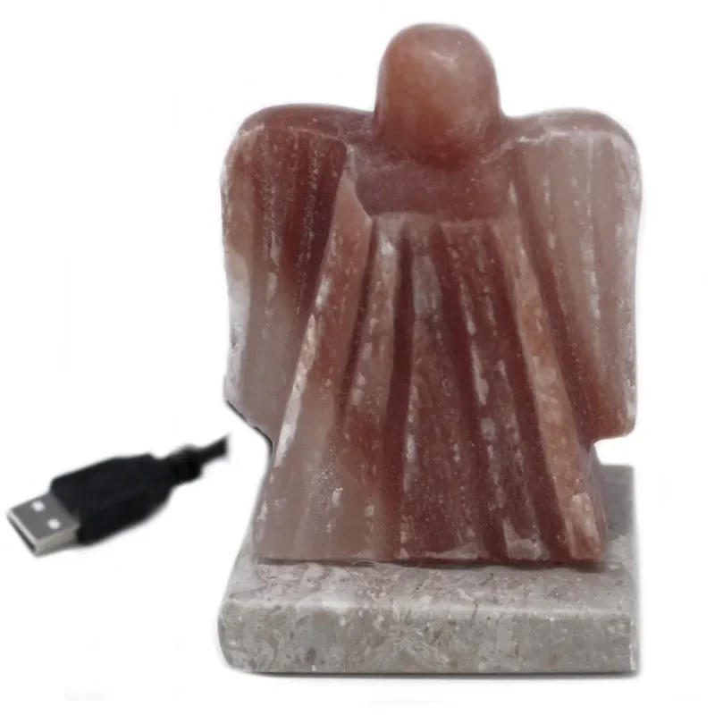 USB-engelformet Himalaya-saltlampe (multi)
