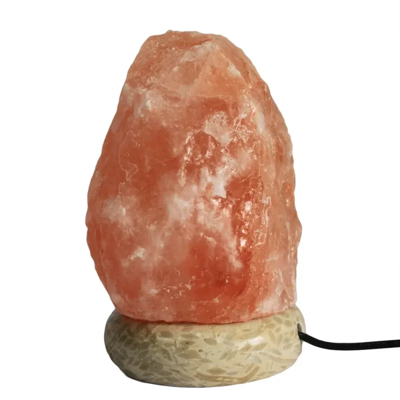 Kvalitets USB naturlig saltlampe - 11,5 cm