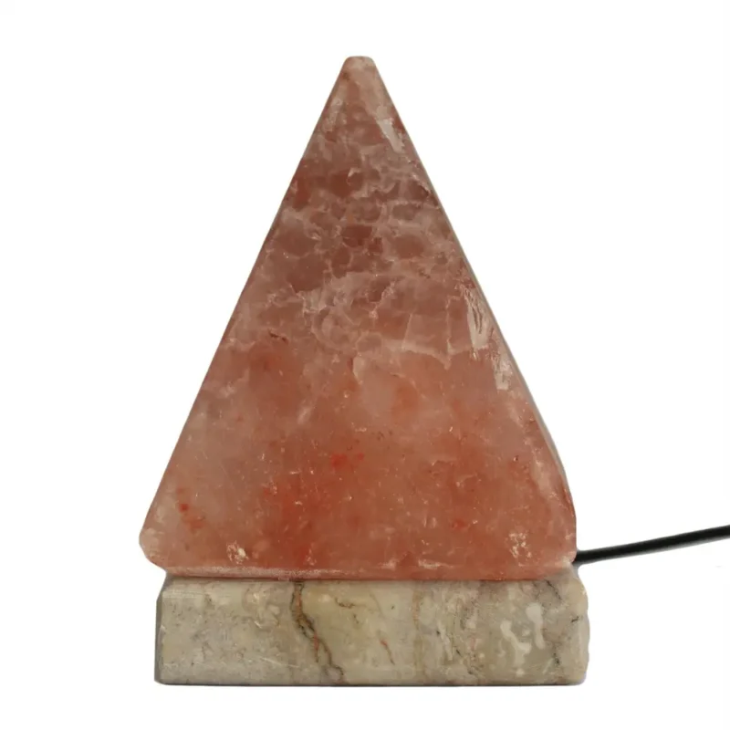 Kvalitets USB naturlig saltlampe - 9 cm (multi)