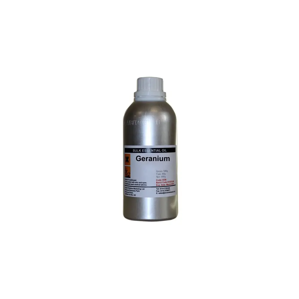 Æterisk olie 500ml - Geranium 1 Æterisk olie 500ml - Geranium