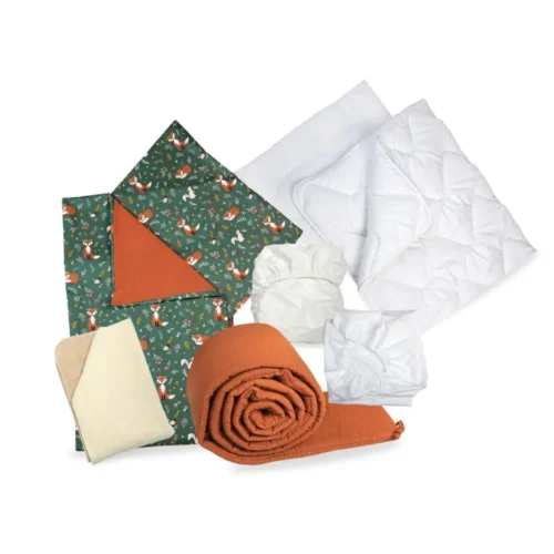 YouniqueFox Rustic,GOTS + Younique AloeVera + YouniqueLux + YouniqueShield + YouniqueRustic Muslin 360cm + YouniqueSense SOFT BEIGE