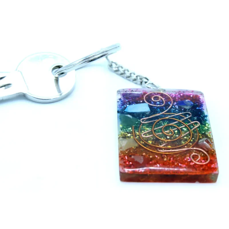 Orgonite Power Nøglering - Hjem Beskyt Kobber og Chakra
