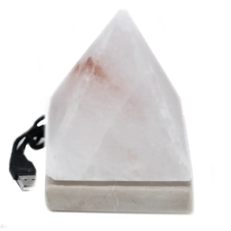 HVID Pyramid USB saltlampe - 9 cm (multi)