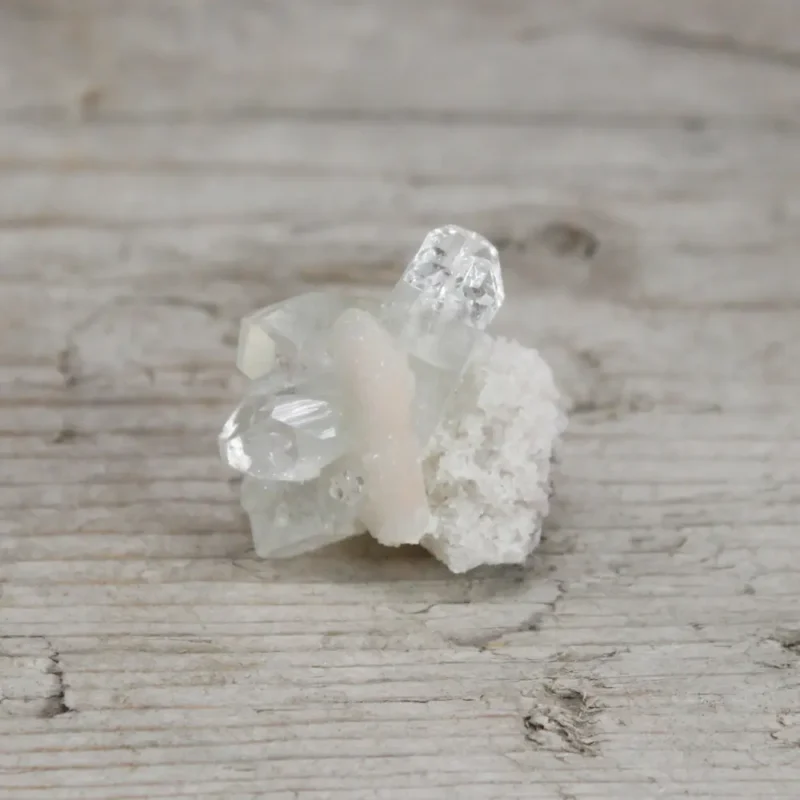 Kombination af Stilbite med Apophyllite 20-30mm