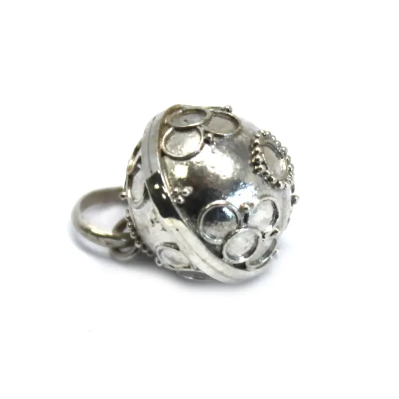 Silver Angel Bell - Faith - 12mm