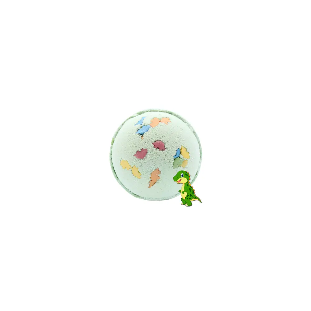 Dinosaur Bath Bomb - Chokolade 1 Dinosaur Bath Bomb - Chokolade