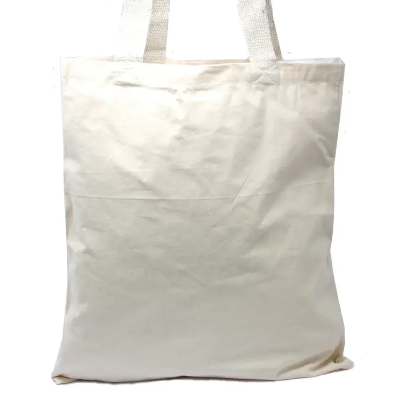Lrg Naturlig Bomuldspose 38x42cm
