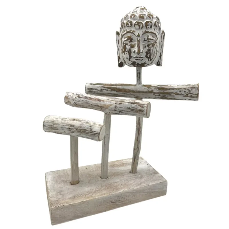 Stand af tre grene og Buddha - Bleget