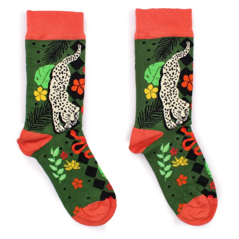 Hop Hare Bamboo Socks (S/M) - Bali Jungle
