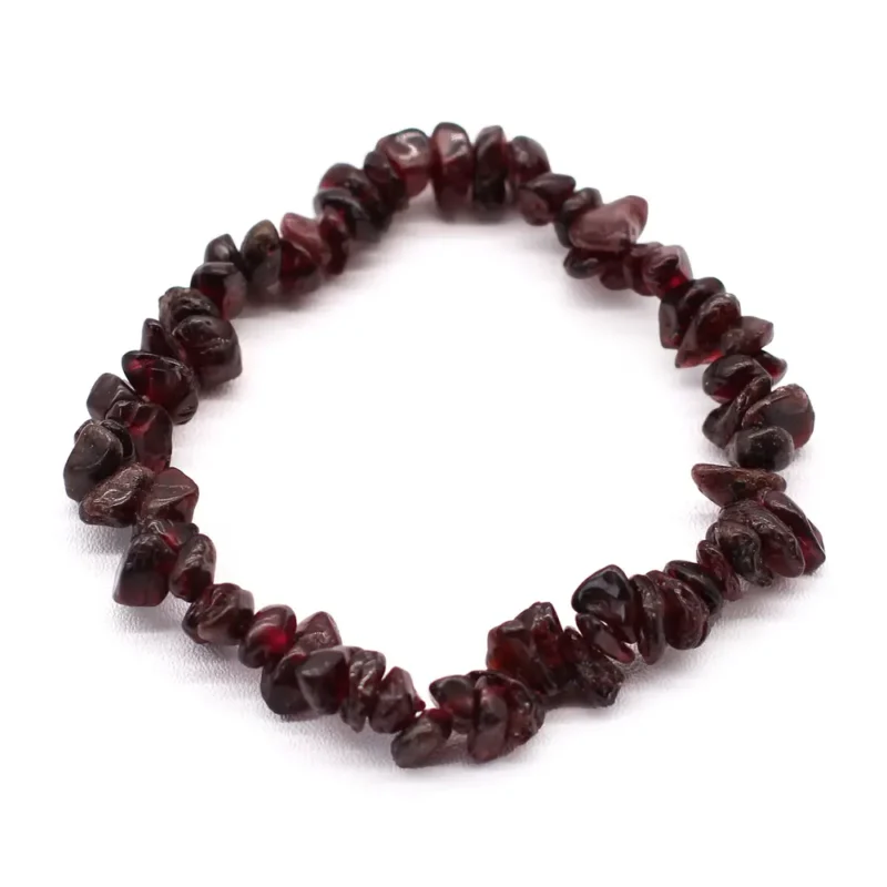 Gemstone Fragments Armbånd - Blodgranat
