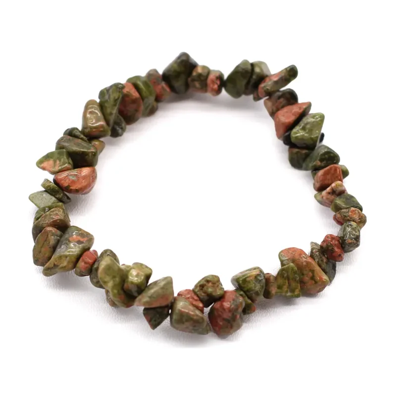 Gemstone Fragments Armbånd - Grøn Jaspis
