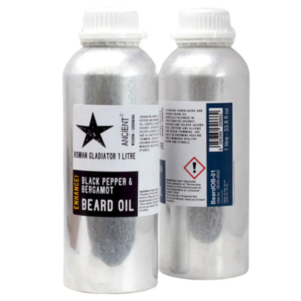 1 liter skægolie - Viking Musk - Ren! 1 1 liter skægolie - Viking Musk - Ren!