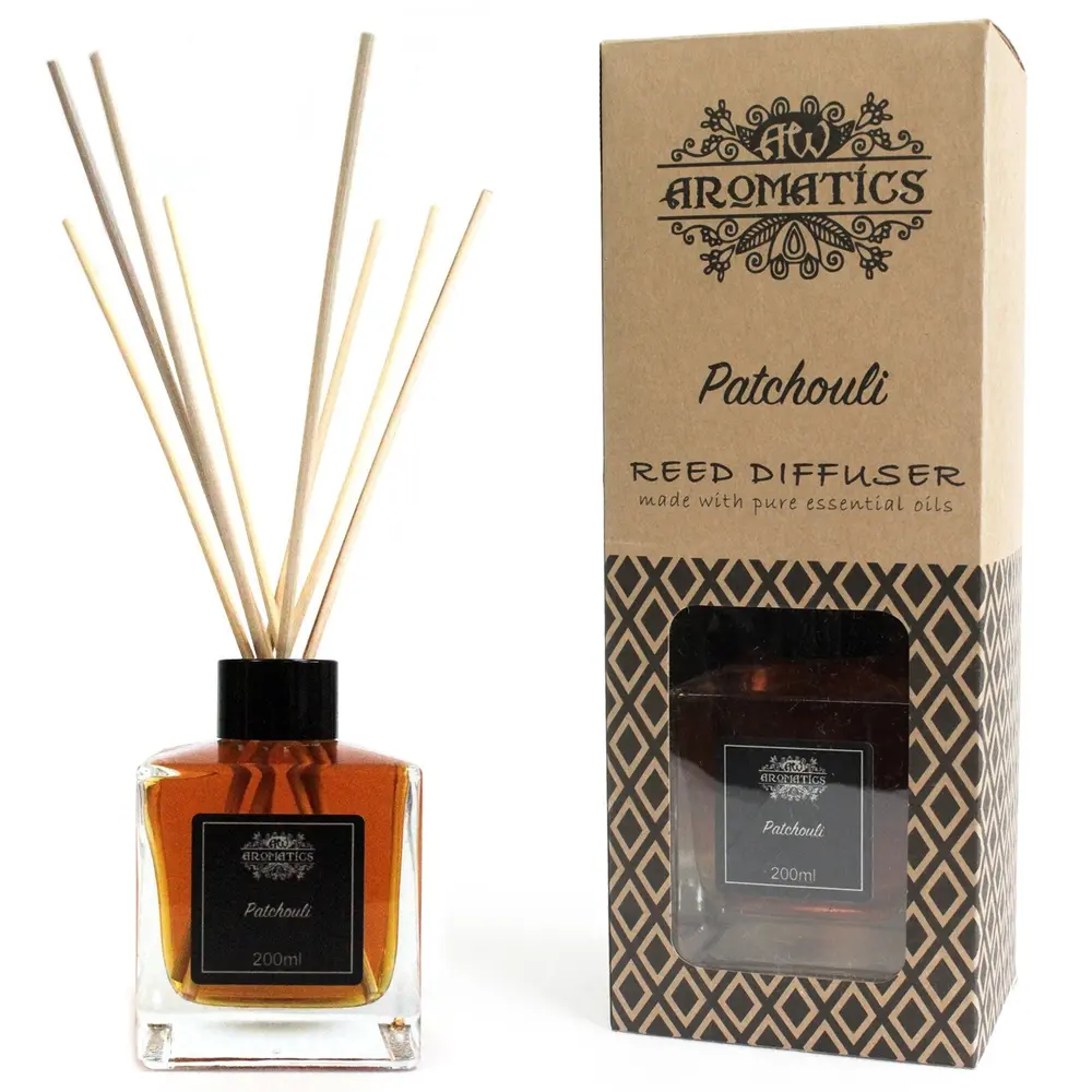 Reed Diffuser med Beauty & Personlig pleje|Æteriske Olier - Patchouli 1 Reed Diffuser med Beauty & Personlig pleje|Æteriske Olier - Patchouli