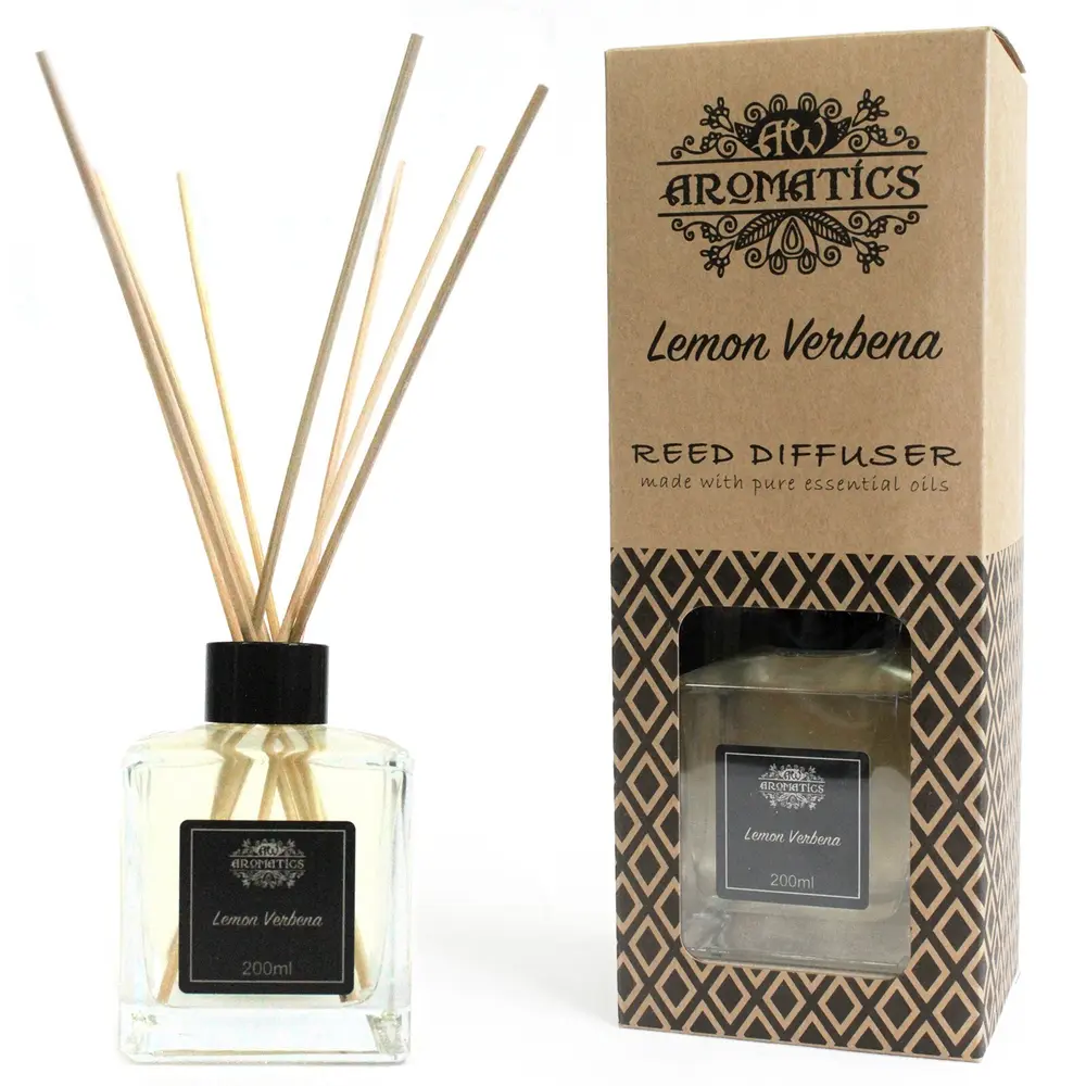 Reed Diffuser med Beauty & Personlig pleje|Æteriske Olier - Citronverbena 1 Reed Diffuser med Beauty & Personlig pleje|Æteriske Olier - Citronverbena