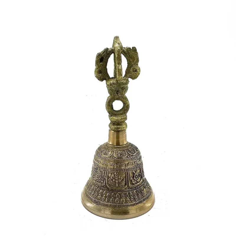 Lille tibetansk Tingsha-klokke - 5x11cm