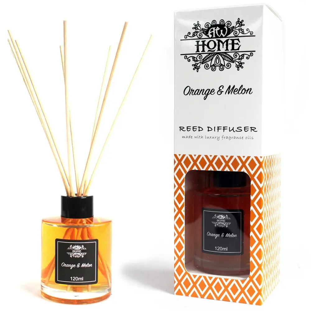 Aromatisk diffuser 120ml - appelsin og melon 1 Aromatisk diffuser 120ml - appelsin og melon