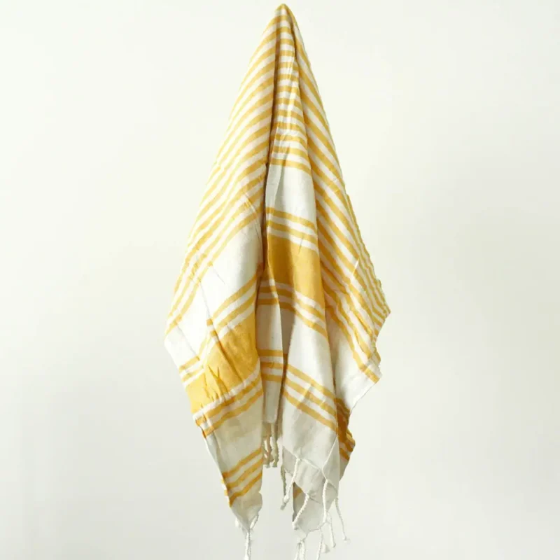 Hammam Spa Håndklæde - Sunrise Yellow - 90x170cm
