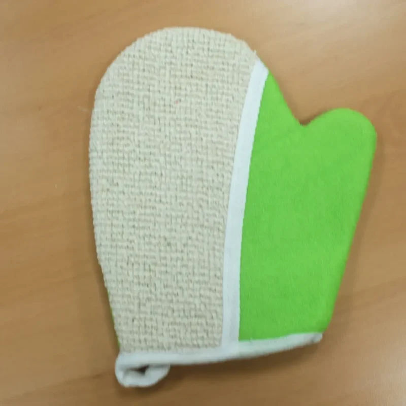 Elastisk jute mix handske - Farver