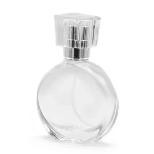 50 ml oval flaske,sølvspray og glashætte