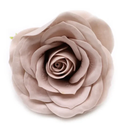 Håndlavet Sæbeblomst - Stor Vintage Rose - Beige