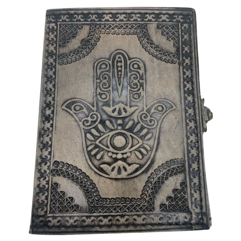 Hamsa Esoteric Notebook - Vintage med syet kant