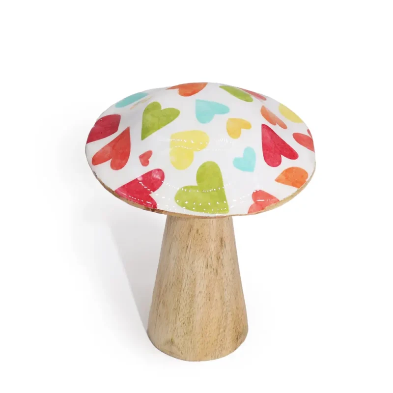 Lille svamp - 10cm - Pastelhjerter